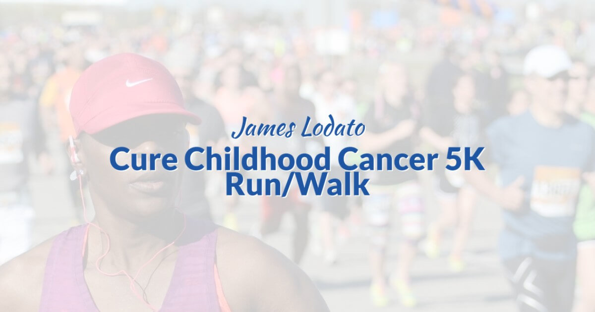James Lodato Cure Childhood Cancer 5K 2019 elitefeats