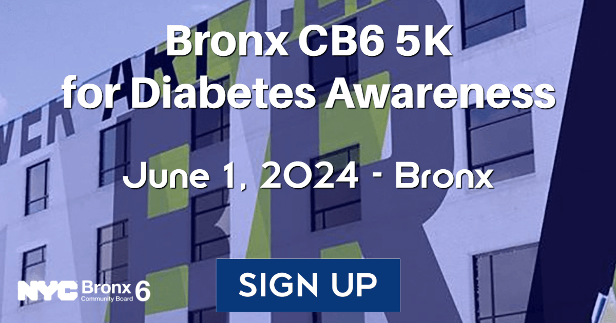 Bronx CB6 5K Run/Walk for Diabetes Awareness 2024 Results by elitefeats